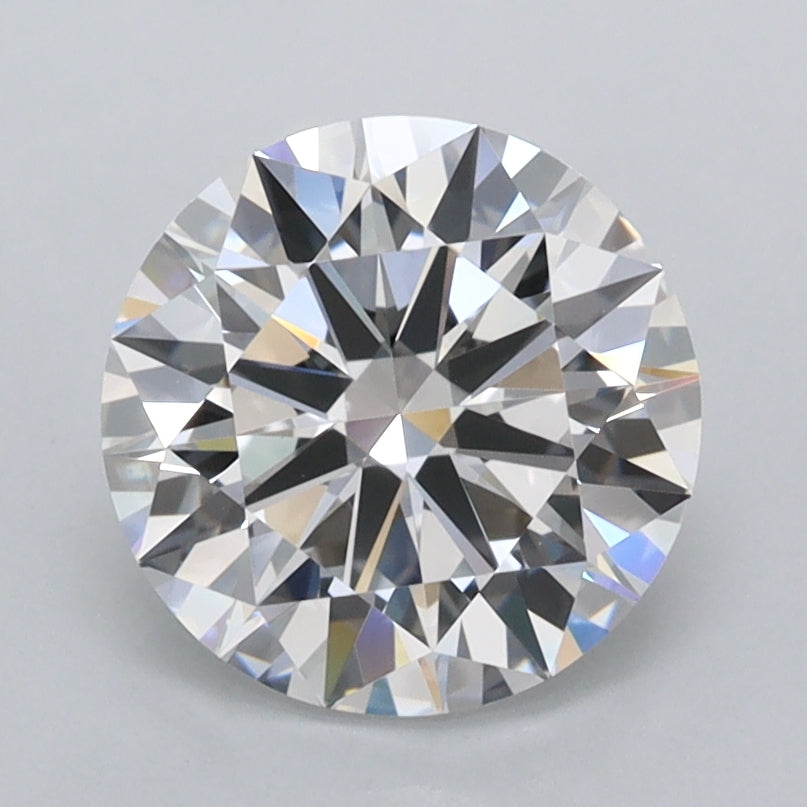 1.99 Carat Round Shaped, Ideal Cut, D Color, FL Clarity, IGI Certified Lab Grown Diamond
