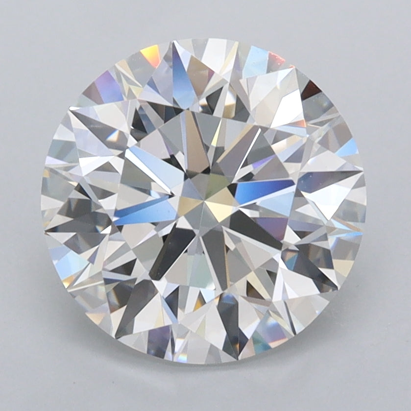 2.80 Carat Round Shaped, Ideal Cut, D Color, FL Clarity, IGI Certified Lab Grown Diamond