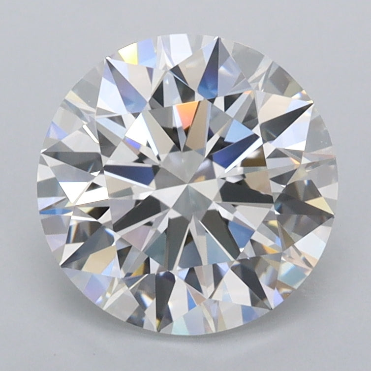 2.13 Carat Round Shaped, Ideal Cut, D Color, FL Clarity, IGI Certified Lab Grown Diamond