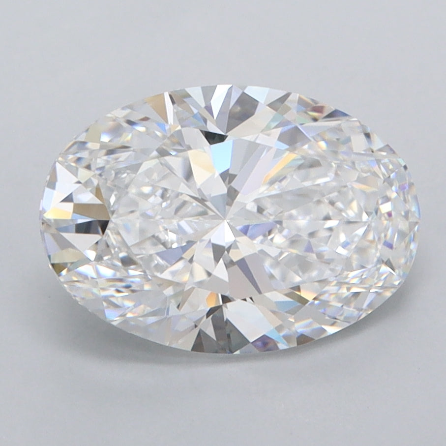 2.40 Carat Oval Shaped, Ideal Cut, D Color, FL Clarity, IGI Certified Lab Grown Diamond