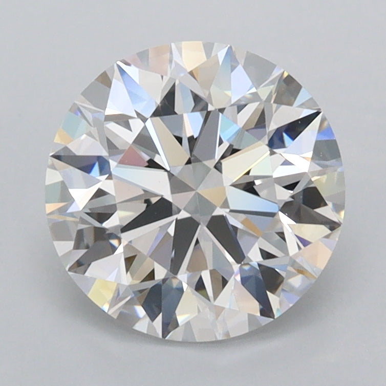 1.91 Carat Round Shaped, Ideal Cut, D Color, FL Clarity, IGI Certified Lab Grown Diamond