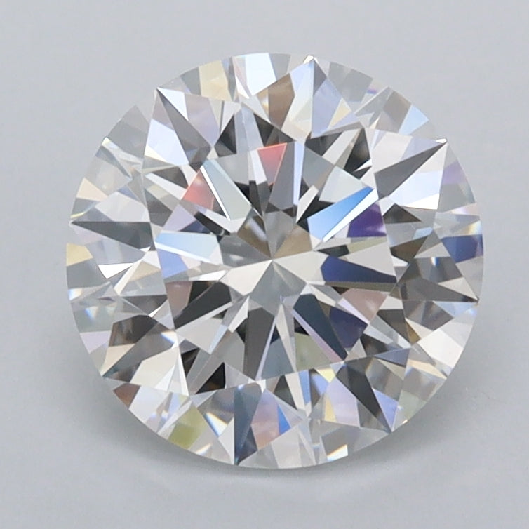 1.95 Carat Round Shaped, Ideal Cut, D Color, FL Clarity, IGI Certified Lab Grown Diamond