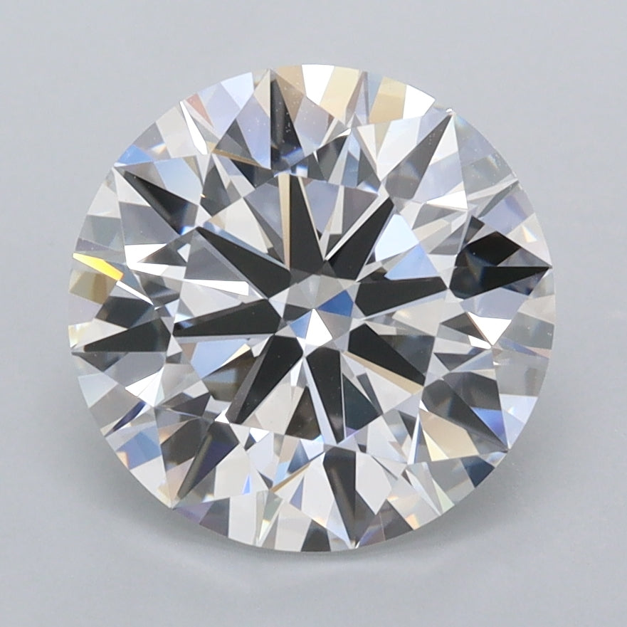 2.93 Carat Round Shaped, Ideal Cut, D Color, FL Clarity, IGI Certified Lab Grown Diamond