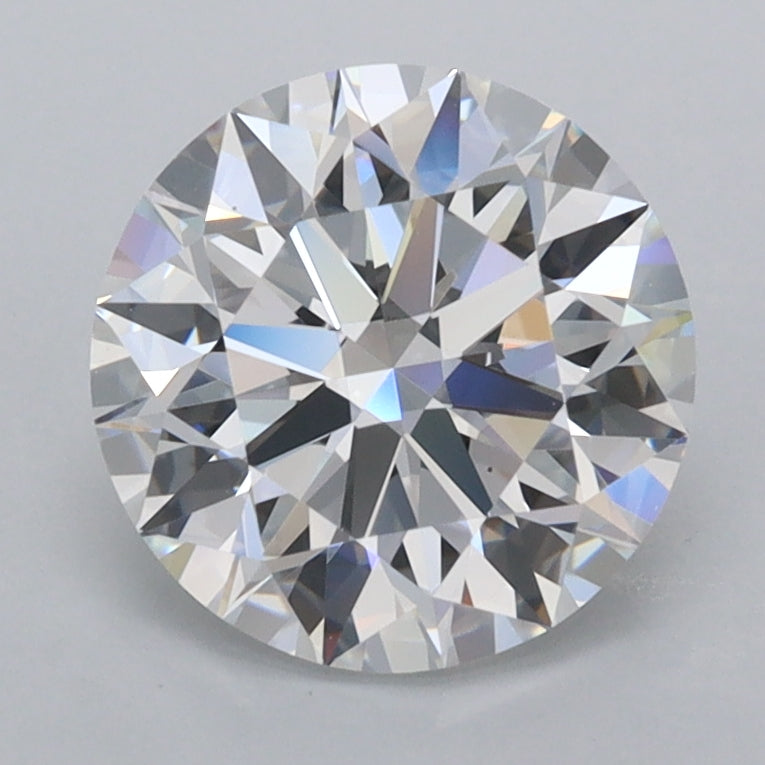 2.13 Carat Round Shaped, Ideal Cut, D Color, FL Clarity, IGI Certified Lab Grown Diamond