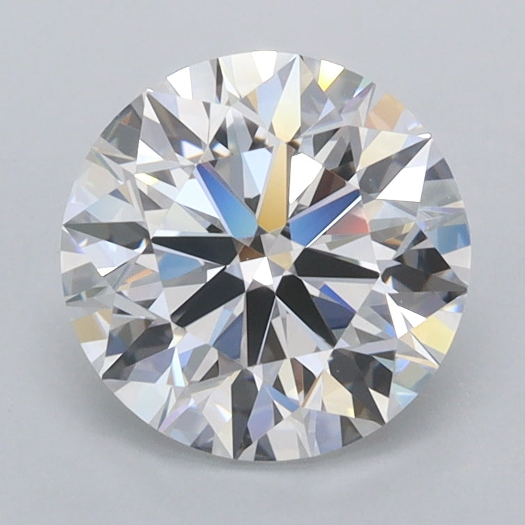 1.94 Carat Round Shaped, Ideal Cut, D Color, FL Clarity, IGI Certified Lab Grown Diamond