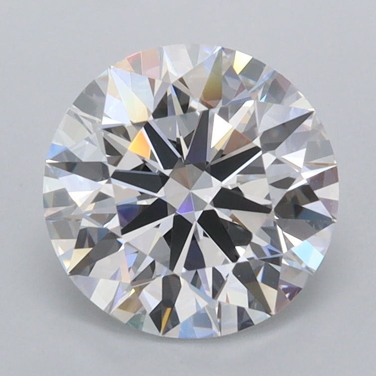 1.91 Carat Round Shaped, Ideal Cut, D Color, FL Clarity, IGI Certified Lab Grown Diamond