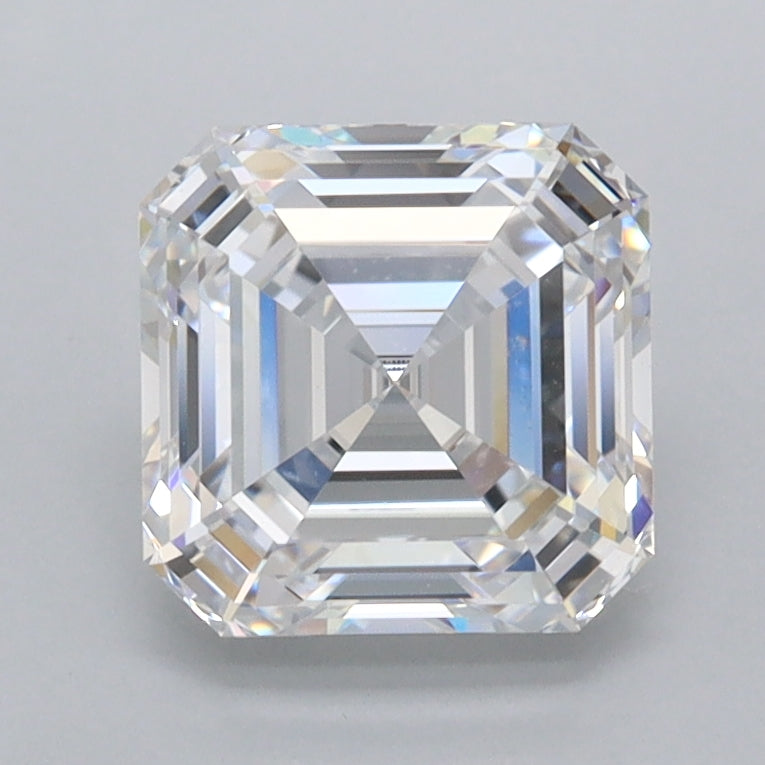 1.90 Carat Asscher Shaped, Ideal Cut, D Color, FL Clarity, IGI Certified Lab Grown Diamond