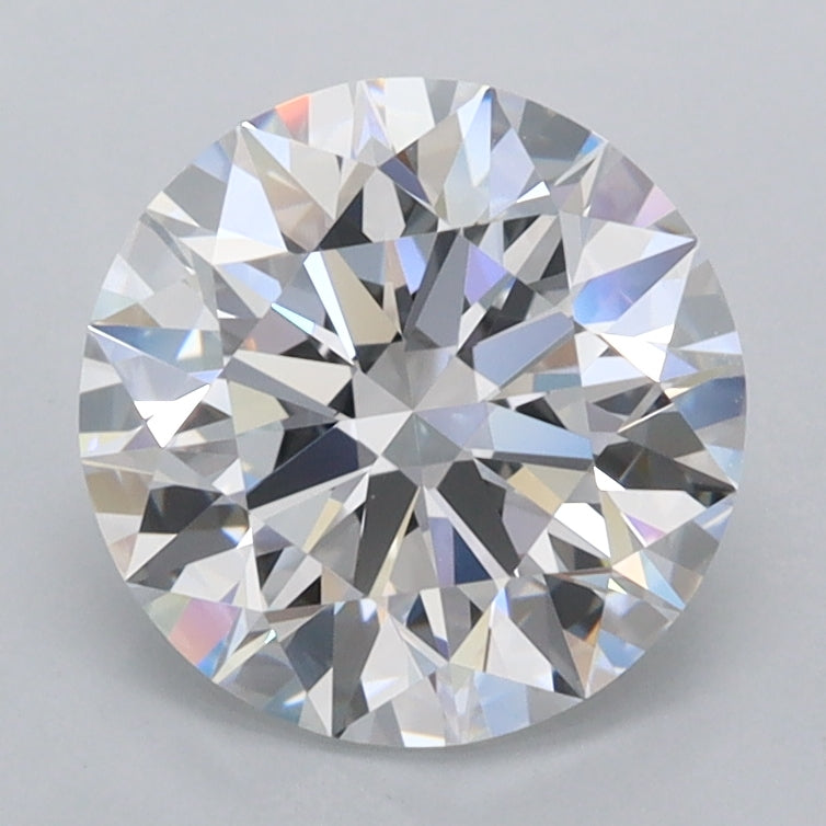2.16 Carat Round Shaped, Ideal Cut, D Color, FL Clarity, IGI Certified Lab Grown Diamond