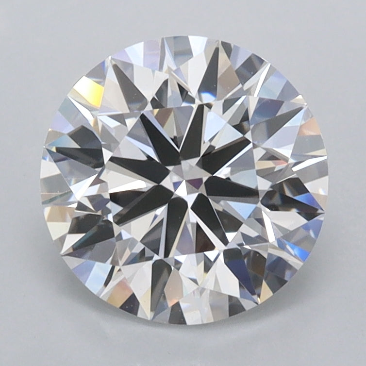 1.90 Carat Round Shaped, Ideal Cut, D Color, FL Clarity, IGI Certified Lab Grown Diamond