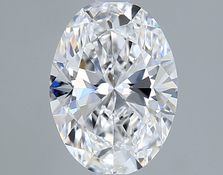 1.45 Carat Oval Shaped, Ideal Cut, D Color, VVS1 Clarity, IGI Certified Lab Grown Diamond