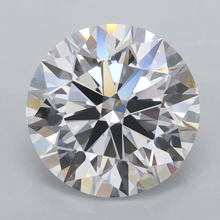 1.98 Carat Round Shaped, Ideal Cut, D Color, FL Clarity, IGI Certified Lab Grown Diamond
