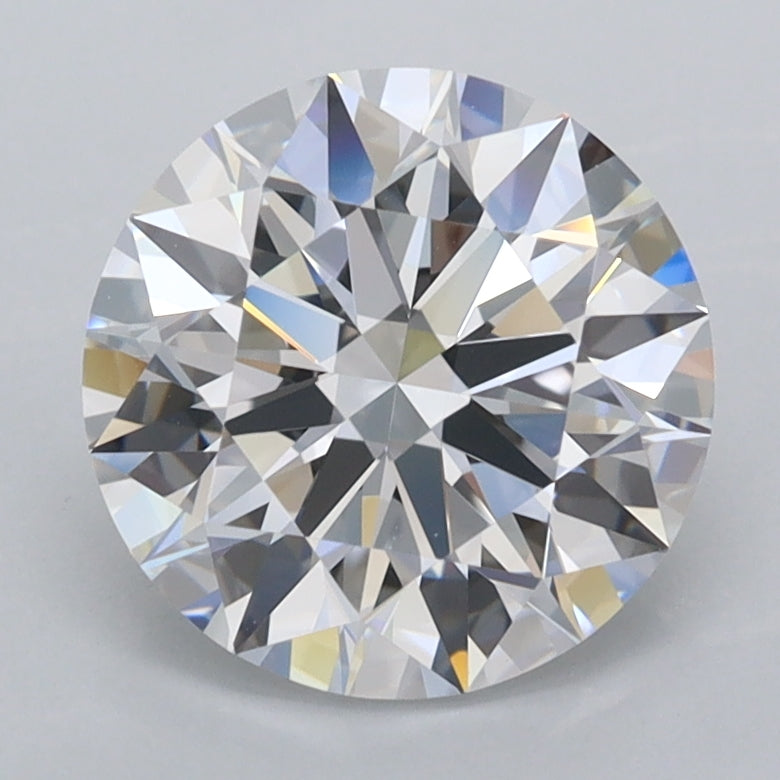 2.37 Carat Round Shaped, Ideal Cut, D Color, FL Clarity, IGI Certified Lab Grown Diamond