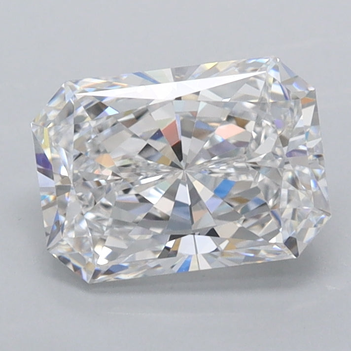 1.44 Carat Radiant Shaped, Ideal Cut, D Color, FL Clarity, IGI Certified Lab Grown Diamond