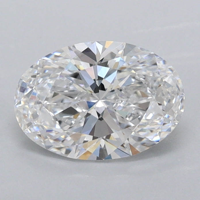 1.03 Carat Oval Shaped, Ideal Cut, D Color, FL Clarity, IGI Certified Lab Grown Diamond