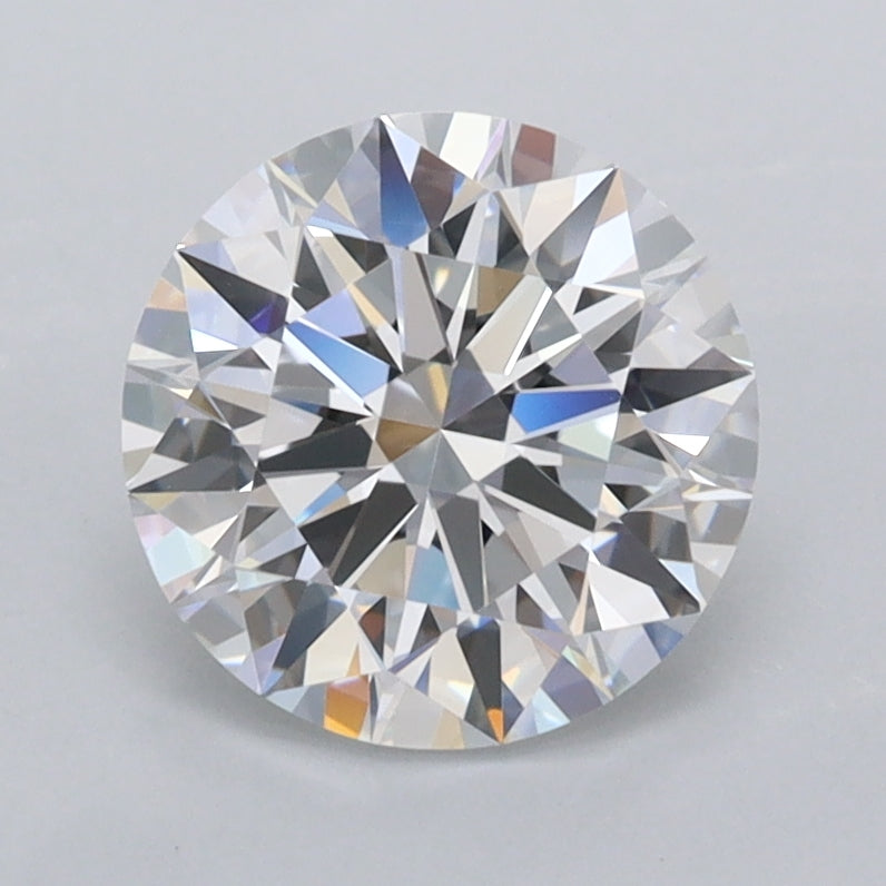 1.77 Carat Round Shaped, Ideal Cut, D Color, FL Clarity, IGI Certified Lab Grown Diamond