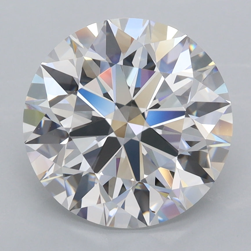 3.60 Carat Round Shaped, Ideal Cut, D Color, FL Clarity, IGI Certified Lab Grown Diamond