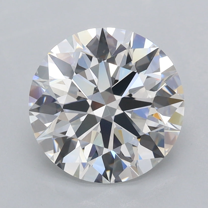 2.29 Carat Round Shaped, Ideal Cut, D Color, FL Clarity, IGI Certified Lab Grown Diamond
