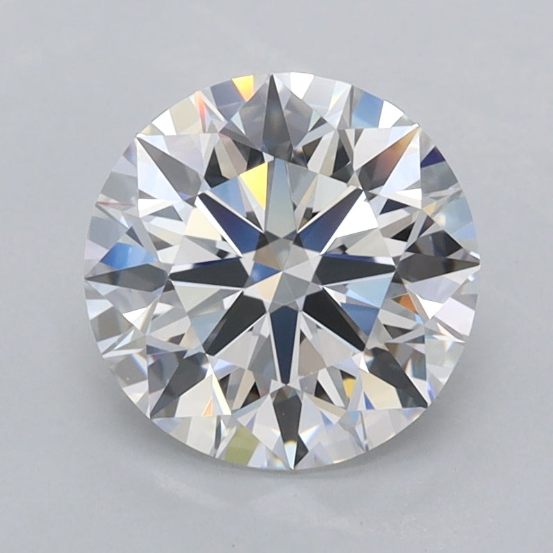 1.76 Carat Round Shaped, Ideal Cut, D Color, FL Clarity, IGI Certified Lab Grown Diamond