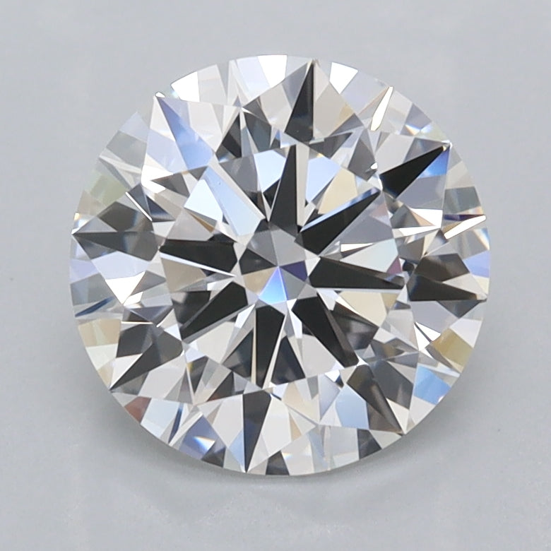 1.93 Carat Round Shaped, Ideal Cut, D Color, FL Clarity, IGI Certified Lab Grown Diamond