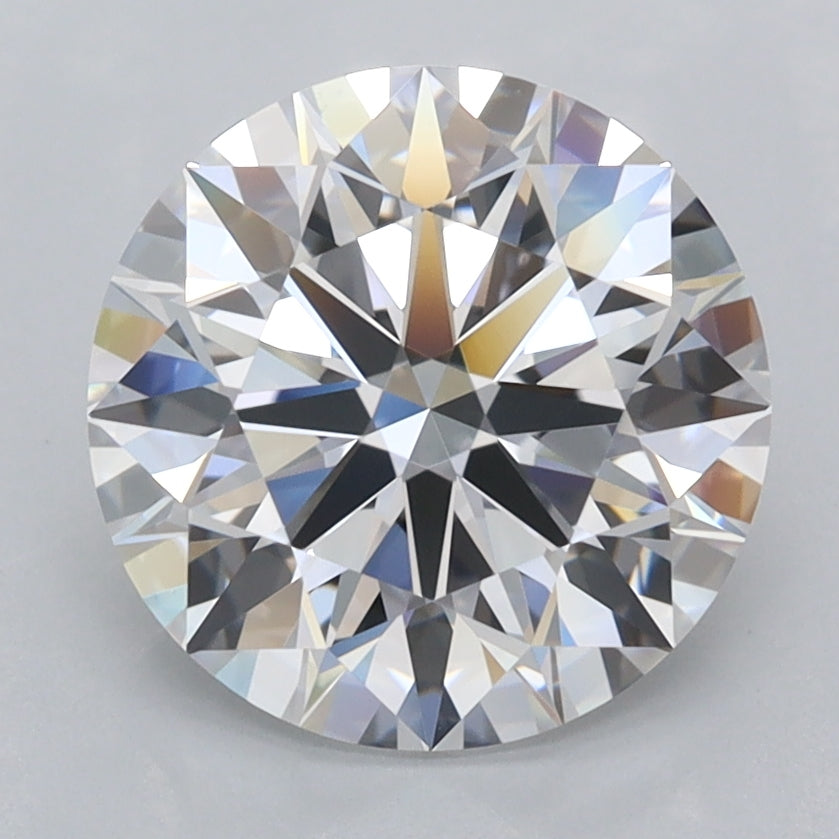 2.98 Carat Round Shaped, Ideal Cut, D Color, FL Clarity, IGI Certified Lab Grown Diamond