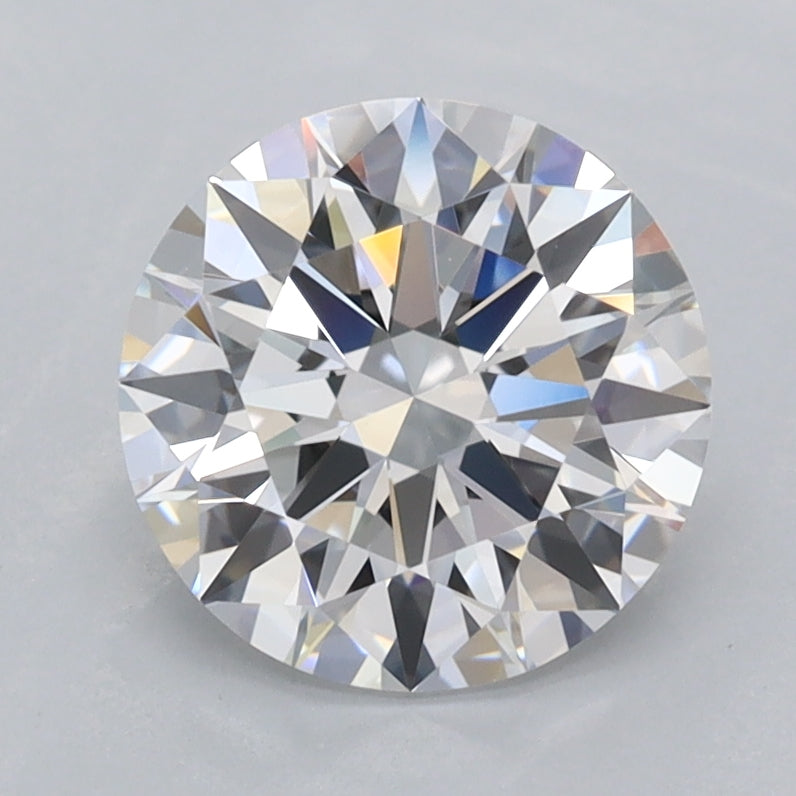 1.91 Carat Round Shaped, Ideal Cut, D Color, FL Clarity, IGI Certified Lab Grown Diamond
