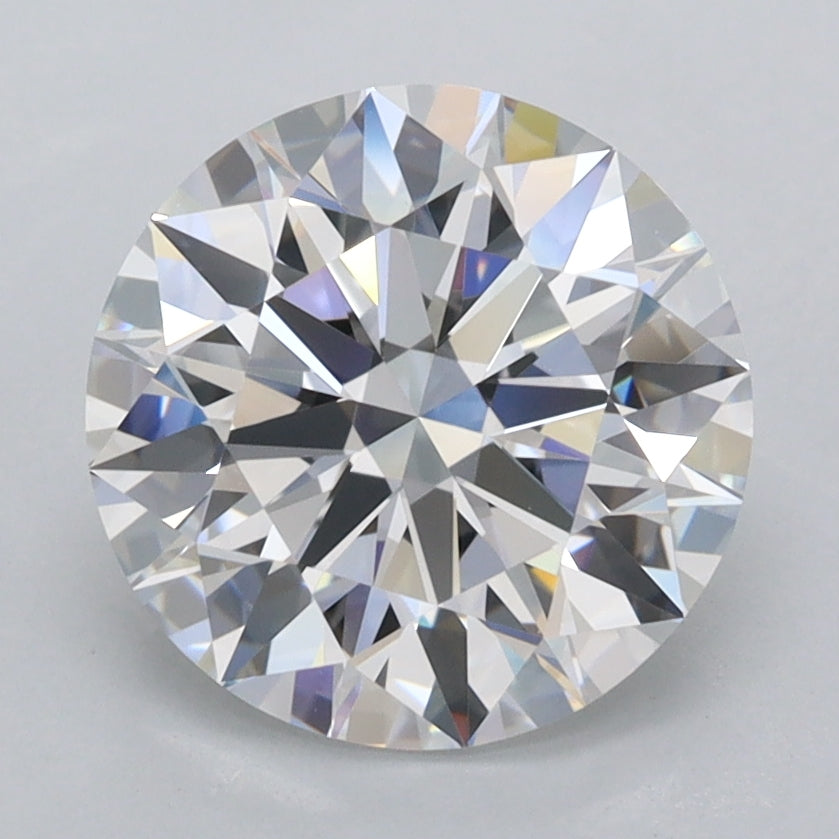 2.75 Carat Round Shaped, Ideal Cut, D Color, FL Clarity, IGI Certified Lab Grown Diamond