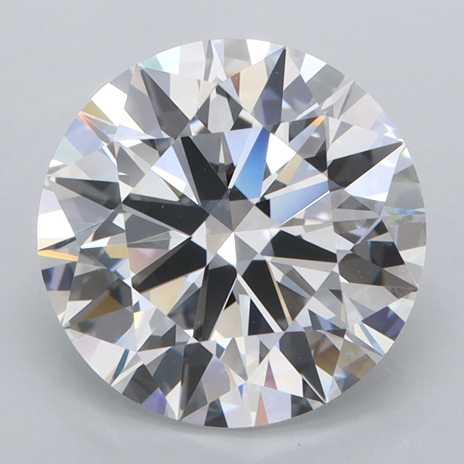 3.92 Carat Round Shaped, Ideal Cut, D Color, FL Clarity, IGI Certified Lab Grown Diamond