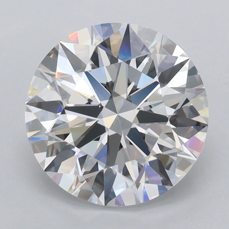 2.08 Carat Round Shaped, Ideal Cut, D Color, FL Clarity, IGI Certified Lab Grown Diamond