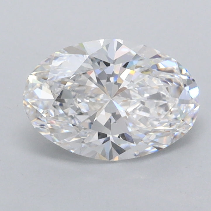 1.07 Carat Oval Shaped, Excellent Cut, D Color, FL Clarity, IGI Certified Lab Grown Diamond