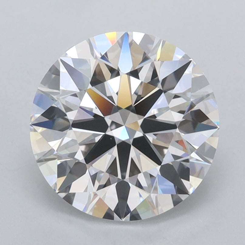 2.24 Carat Round Shaped, Ideal Cut, D Color, FL Clarity, IGI Certified Lab Grown Diamond
