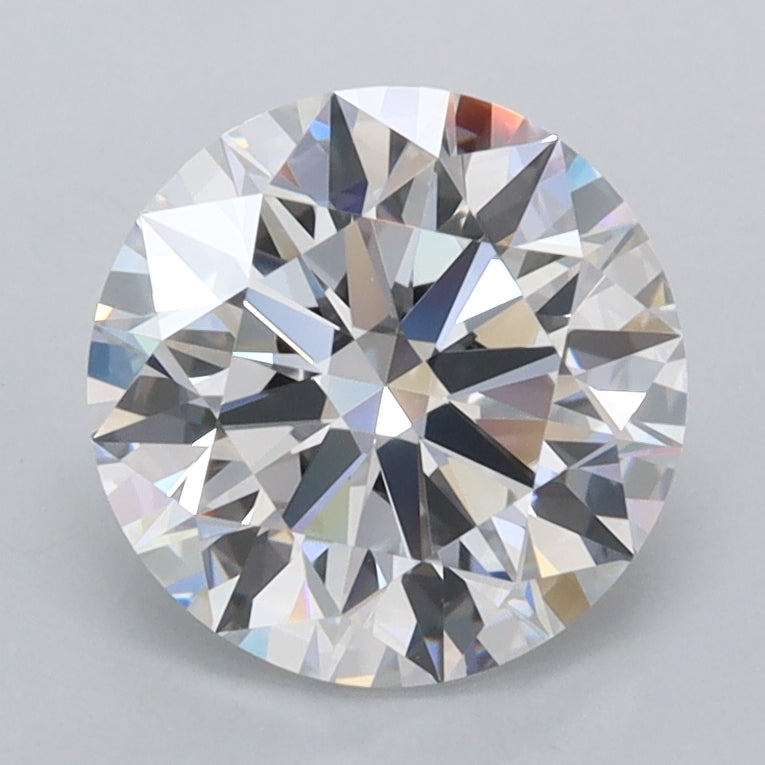 2.06 Carat Round Shaped, Ideal Cut, D Color, FL Clarity, IGI Certified Lab Grown Diamond