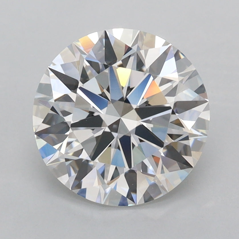 2.22 Carat Round Shaped, Ideal Cut, D Color, FL Clarity, IGI Certified Lab Grown Diamond