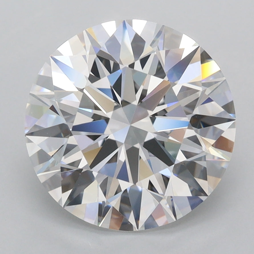 3.76 Carat Round Shaped, Ideal Cut, D Color, FL Clarity, IGI Certified Lab Grown Diamond