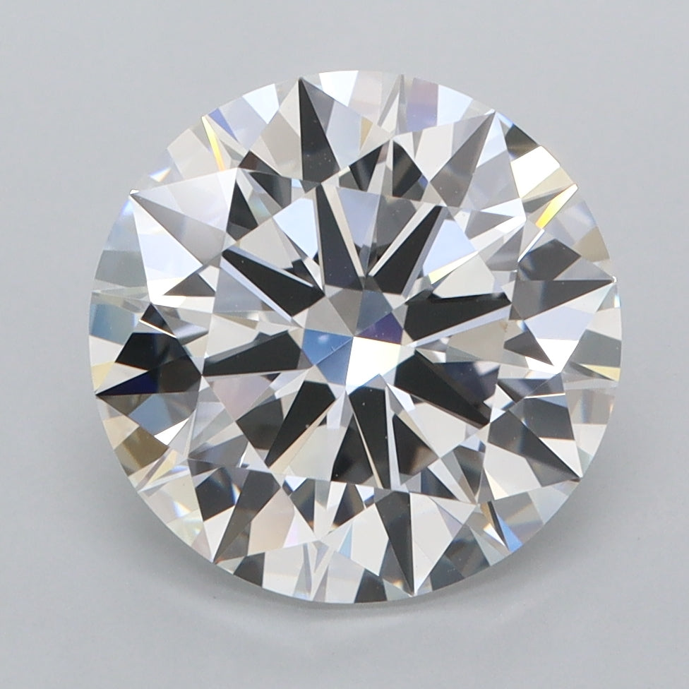 3.83 Carat Round Shaped, Ideal Cut, D Color, FL Clarity, IGI Certified Lab Grown Diamond