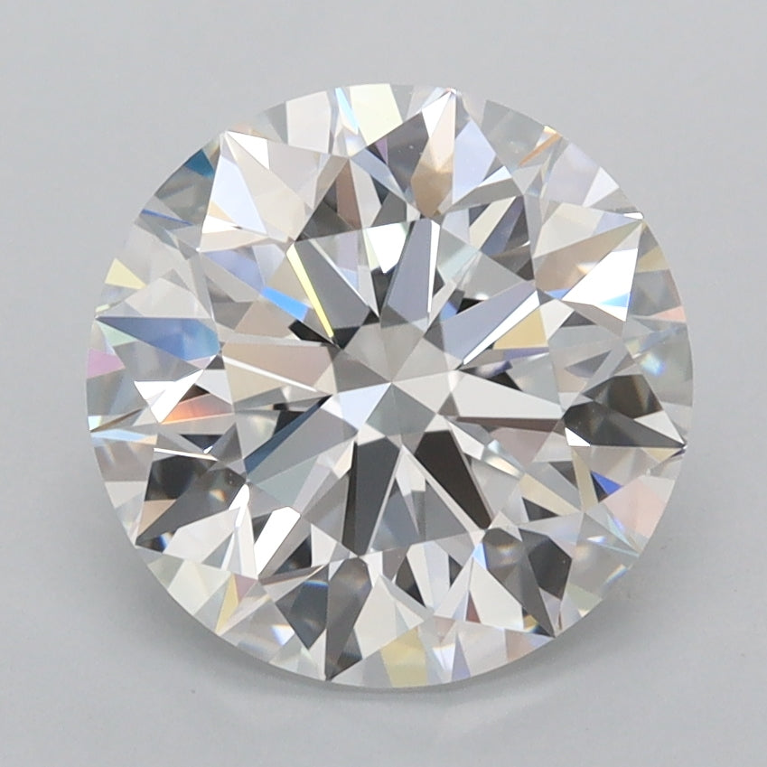 2.88 Carat Round Shaped, Ideal Cut, D Color, FL Clarity, IGI Certified Lab Grown Diamond