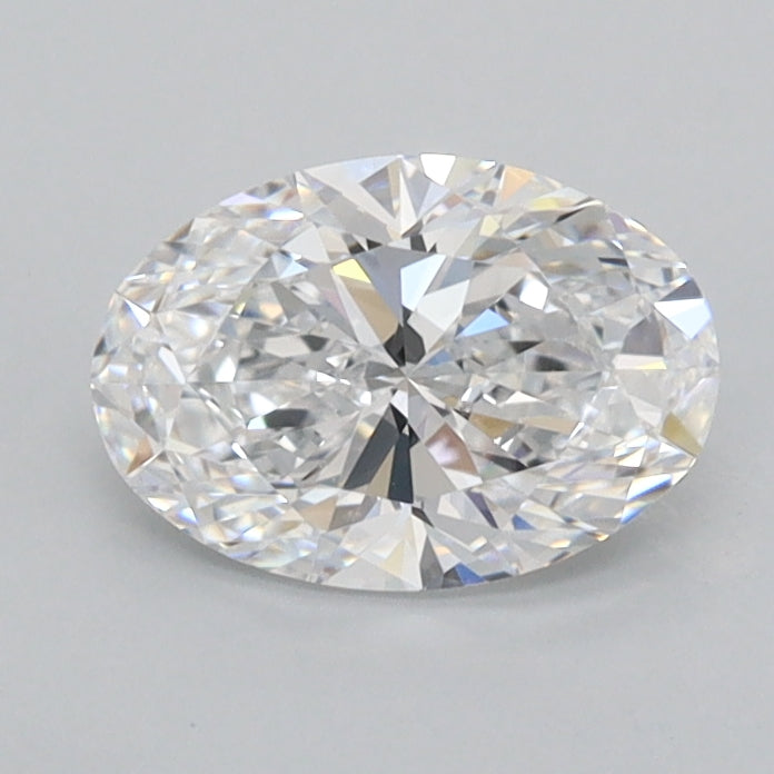 0.94 Carat Oval Shaped, Ideal Cut, D Color, FL Clarity, IGI Certified Lab Grown Diamond