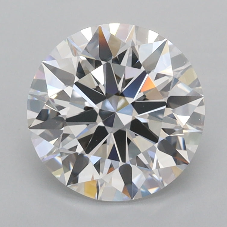 1.93 Carat Round Shaped, Ideal Cut, D Color, FL Clarity, IGI Certified Lab Grown Diamond