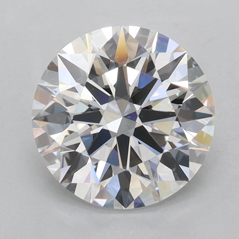2.18 Carat Round Shaped, Ideal Cut, D Color, FL Clarity, IGI Certified Lab Grown Diamond