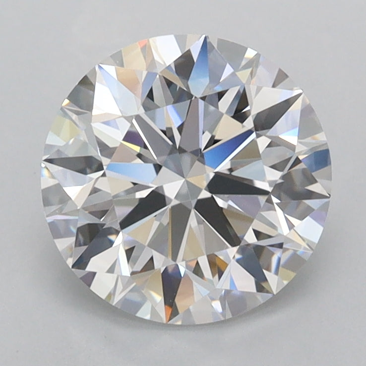 1.93 Carat Round Shaped, Ideal Cut, D Color, FL Clarity, IGI Certified Lab Grown Diamond