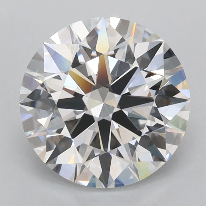1.96 Carat Round Shaped, Ideal Cut, D Color, FL Clarity, IGI Certified Lab Grown Diamond