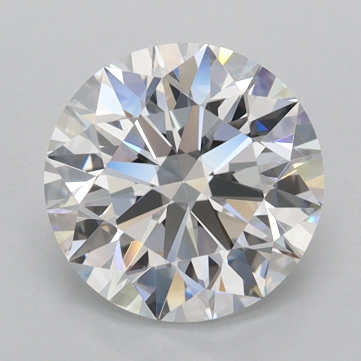 1.70 Carat Round Shaped, Ideal Cut, D Color, FL Clarity, IGI Certified Lab Grown Diamond