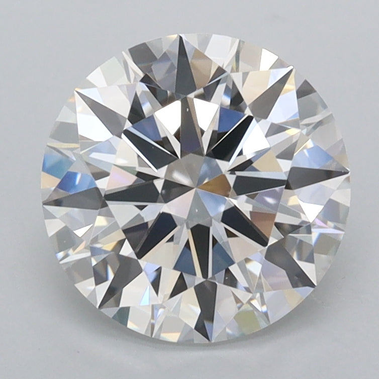 2.13 Carat Round Shaped, Ideal Cut, D Color, FL Clarity, IGI Certified Lab Grown Diamond