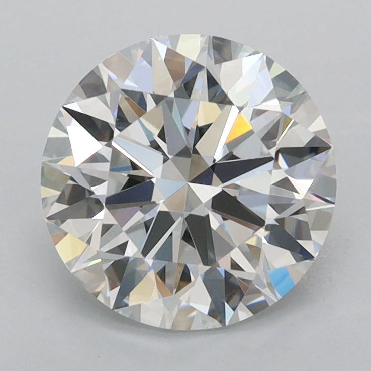 1.93 Carat Round Shaped, Ideal Cut, D Color, FL Clarity, IGI Certified Lab Grown Diamond