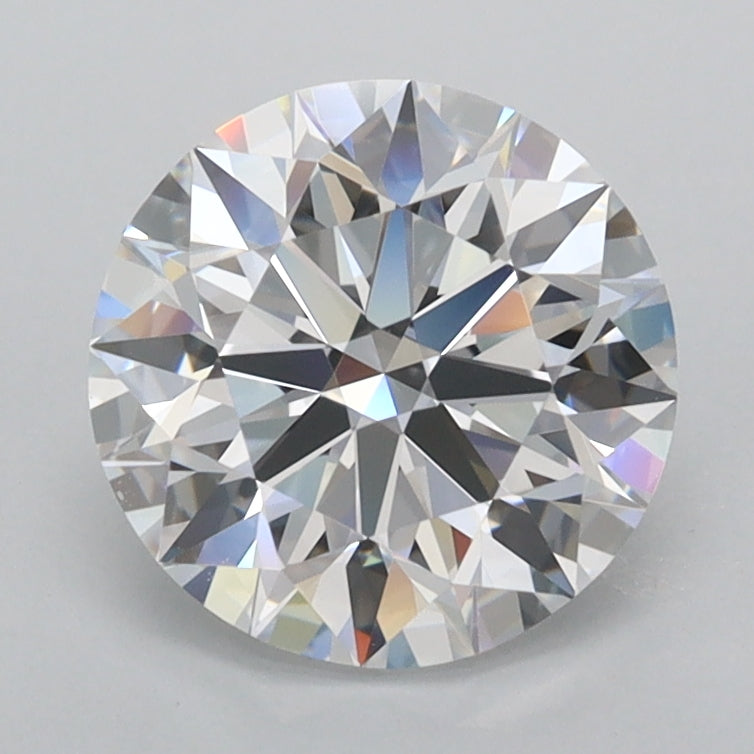 1.96 Carat Round Shaped, Ideal Cut, D Color, FL Clarity, IGI Certified Lab Grown Diamond