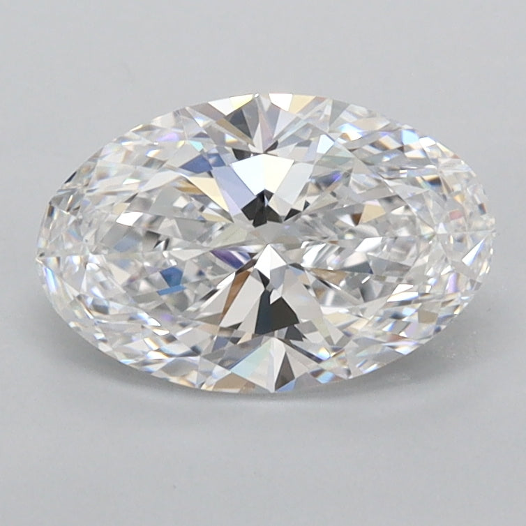 1.16 Carat Oval Shaped, Ideal Cut, D Color, FL Clarity, IGI Certified Lab Grown Diamond
