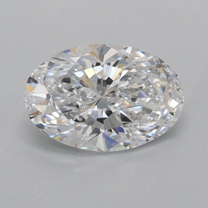 0.79 Carat Oval Shaped, Ideal Cut, D Color, FL Clarity, IGI Certified Lab Grown Diamond