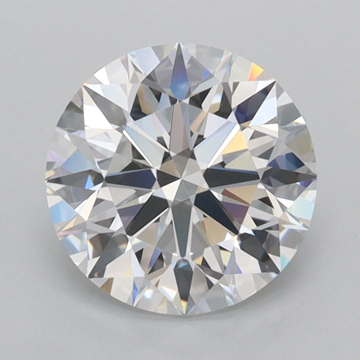 1.64 Carat Round Shaped, Ideal Cut, D Color, FL Clarity, IGI Certified Lab Grown Diamond