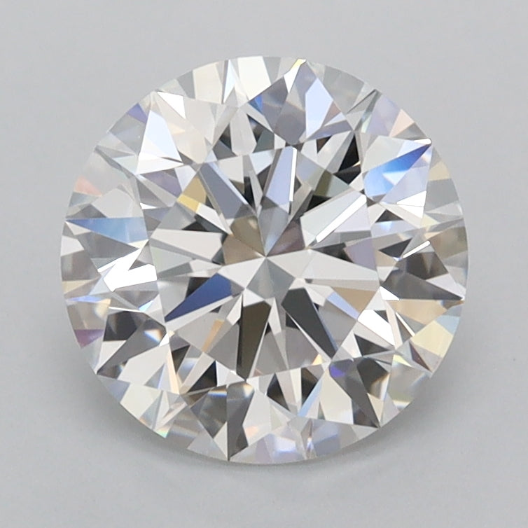 1.87 Carat Round Shaped, Ideal Cut, D Color, FL Clarity, IGI Certified Lab Grown Diamond