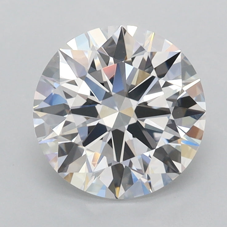 1.84 Carat Round Shaped, Ideal Cut, D Color, FL Clarity, IGI Certified Lab Grown Diamond
