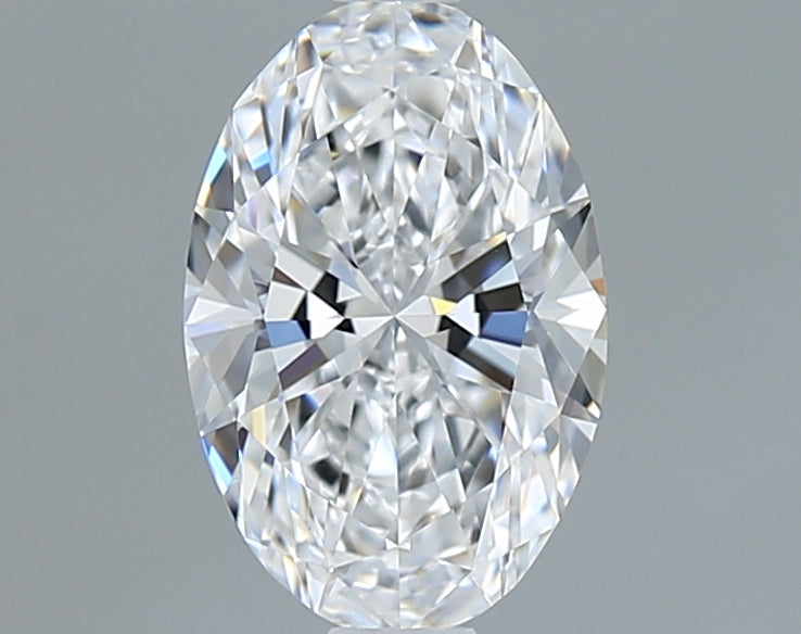 1.02 Carat Oval Shaped, Ideal Cut, D Color, FL Clarity, IGI Certified Lab Grown Diamond